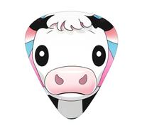 Guitar plectrums 12 pieces set Comfortable in the hand with smooth edges Three thicknesses to match cartoon cute cow Prints