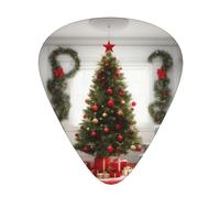 Guitar plectrums 12 pieces set Comfortable in the hand with smooth edges Three thicknesses to match Merry Christmas Picture