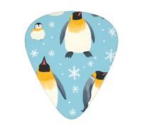 Guitar plectrums 12 pieces set Comfortable in the hand with smooth edges Three thicknesses to match penguin antarctica ice Printing