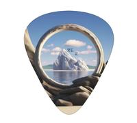 Guitar plectrums 12 pieces set Comfortable in the hand with smooth edges Three thicknesses to match Zen Stone Picture