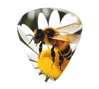Guitar plectrums 12 pieces set Comfortable in the hand with smooth edges Three thicknesses to match Flying Bees Daisy Honey Prints
