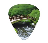 Guitar plectrums 12 pieces set Comfortable in the hand with smooth edges Three thicknesses to match Little Bridge in the East Picture