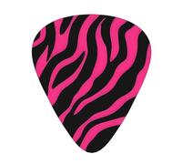 Guitar plectrums 12 pieces set Comfortable in the hand with smooth edges Three thicknesses to match Zebra Tiger Leopard pink Prints
