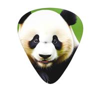 Guitar plectrums 12 pieces set Comfortable in the hand with smooth edges Three thicknesses to match Panda cute face Picture