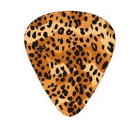 Guitar plectrums 12 pieces set Comfortable in the hand with smooth edges Three thicknesses to match leopard print Printing