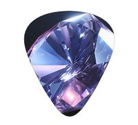Guitar plectrums 12 pieces set Comfortable in the hand with smooth edges Three thicknesses to match Galaxy Diamond Pattern