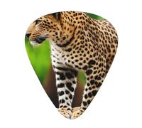 Guitar plectrums 12 pieces set Comfortable in the hand with smooth edges Three thicknesses to match African Animal Leopard Prints