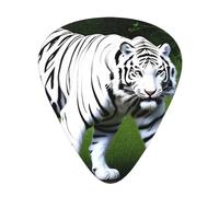 Guitar plectrums 12 pieces set Comfortable in the hand with smooth edges Three thicknesses to match White Tiger And Black Panthers Pattern