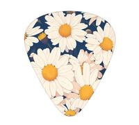 Guitar plectrums 12 pieces set Comfortable in the hand with smooth edges Three thicknesses to match beauty daisy Printing