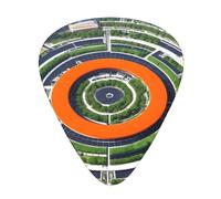 Guitar plectrums 12 pieces set Comfortable in the hand with smooth edges Three thicknesses to match Orange circle centre Picture