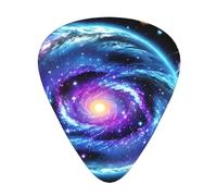 Guitar plectrums 12 pieces set Comfortable in the hand with smooth edges Three thicknesses to match Two Parrots on Green Palm Tree Prints