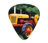 Guitar plectrums 12 pieces set Comfortable in the hand with smooth edges Three thicknesses to match Company Farm Tractor Picture