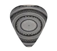 Guitar plectrums 12 pieces set Comfortable in the hand with smooth edges Three thicknesses to match Rectangle Mandala Picture