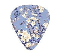 Guitar plectrums 12 pieces set Comfortable in the hand with smooth edges Three thicknesses to match Floral Tree Printing