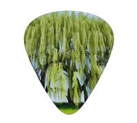 Guitar plectrums 12 pieces set Comfortable in the hand with smooth edges Three thicknesses to match Willow Tree Prints