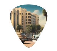 Guitar plectrums 12 pieces set Comfortable in the hand with smooth edges Three thicknesses to match The Old Hollywood Prints