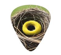 Guitar plectrums 12 pieces set Comfortable in the hand with smooth edges Three thicknesses to match Little bird nest Picture