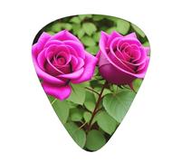 Guitar plectrums 12 pieces set Comfortable in the hand with smooth edges Three thicknesses to match Tropical Hibiscus Flower Prints