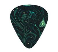 Guitar plectrums 12 pieces set Comfortable in the hand with smooth edges Three thicknesses to match the sea witch inspired Printing
