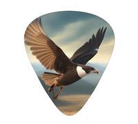 Guitar plectrums 12 pieces set Comfortable in the hand with smooth edges Three thicknesses to match Hunting Flying Wild Picture