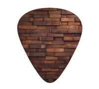 Guitar plectrums 12 pieces set Comfortable in the hand with smooth edges Three thicknesses to match Wood Panels Background Picture