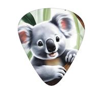 Guitar plectrums 12 pieces set Comfortable in the hand with smooth edges Three thicknesses to match lovely Koala Picture
