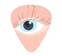 Guitar plectrums 12 pieces set Comfortable in the hand with smooth edges Three thicknesses to match lovely eyelashes Printing