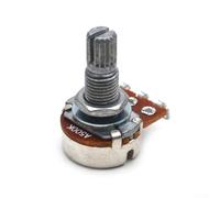Guitar Potentiometer 18mm Long Split Shaft 1/4 Inch for Electric Guitar Bass 250K 500K Ohm Volume Tone Control A Type B Type 2 PCS(A500K)
