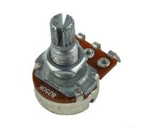 Guitar Potentiometer 18mm Shaft for Electric Guitar or Bass, 250K 500K Ohm Volume Tone Control A Type B Type, Split Knurled 6mm Diameter(B250K)