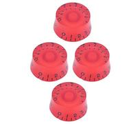 Guitar Potentiometer Hat, wear-resistant and durable Acrylic Bass Knobs, exquisite design bass Music teacher school for Red black