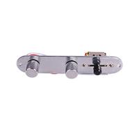 Guitar Pre Wired Control Plate | Fully Loaded 3 Way Switch Kit for Les Paul/SG/Guitar Replacement | Metal Lightweight Plate with Pots & Knobs