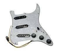 Guitar Pre-Wired Pickguard 7 Voices Prewired Pickguard Harness Guitar Pickup SSS Single Coil Pickup (Color : 21)