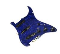 Guitar Pre-Wired Pickguard 7 Voices Prewired Pickguard Harness Guitar Pickup SSS Single Coil Pickup (Color : 19)