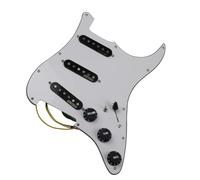 Guitar Pre-Wired Pickguard 7 Voices Prewired Pickguard Harness Guitar Pickup SSS Single Coil Pickup (Color : 20)