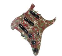 Guitar Pre-Wired Pickguard 7 Voices Prewired Pickguard Harness Guitar Pickup SSS Single Coil Pickup (Color : 16)