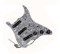 Guitar Pre-Wired Pickguard 7 Voices Prewired Pickguard Harness Guitar Pickup SSS Single Coil Pickup (Color : 5)