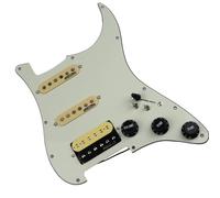 Guitar Pre-Wired Pickguard 7 Way Type Fully Loaded SSH Pickguard Pickups Set Multifunction Humbucker Pickups Wiring Suitable For Guitar (Color : 5)