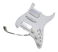 Guitar Pre-Wired Pickguard Guitar Humbucker Pickup 7-Way Type Fully Loaded Pickguard Multifunctional Push-pull