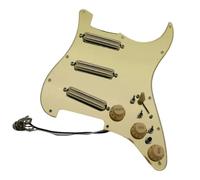Guitar Pre-Wired Pickguard Guitar Pickups Small Double Track Humbucker Pickups 16-Way Tone Combin Type Fully Loaded Pickguard Pickups Set For ST (Color : 1)