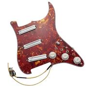 Guitar Pre-Wired Pickguard Guitar Pickups Small Double Track Humbucker Pickups 16-Way Tone Combin Type Fully Loaded Pickguard Pickups Set For ST (Color : 11)