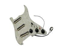 Guitar Pre-Wired Pickguard Guitar Pickups Small Double Track Humbucker Pickups 16-Way Tone Combin Type Fully Loaded Pickguard Pickups Set For ST (Color : 16)