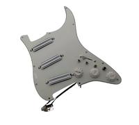 Guitar Pre-Wired Pickguard Guitar Pickups Small Double Track Humbucker Pickups 16-Way Tone Combin Type Fully Loaded Pickguard Pickups Set For ST (Color : 13)