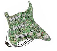 Guitar Pre-Wired Pickguard Pickguard Pickup Dual Hot Rails Humbucker Pickup Versatility Pre-Wired Pickguard For Guitars
