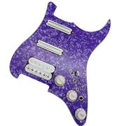 Guitar Pre-Wired Pickguard Prewired Loaded Electric Guitar Pickguard Set Multifunction Humbucker Pickups Wiring Harness (Color : 04)