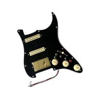Guitar Pre-Wired Pickguard Upgrade Prewired Guitar Pickguard Set Multifunction Mini Humbucker Pickups Wiring Harness