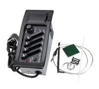 Guitar Preamp System - Acoustic Pickup Equalizer for Live Studio Use | Built In Tuner, Tone Shaping EQ Controls, Compact Design, Boosts Output, Improves Sound Projection for Acoustic 4.1x2.4x1.9in