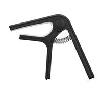 Guitar Premium ABS Spring Even Pressure Easy Operation for Acoustic Guitar Ukulele Bass Banjo Mandolin (Black)