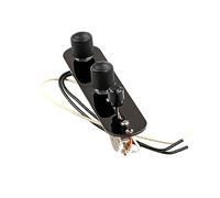 Guitar Prewired Harness 3 Way Loaded Prewired Control Plate Harness Converter Knobs Replacement For Guitar Parts Guitar Control Plate Screws Fully Loaded Control Plate Pre-wired 3-way Control