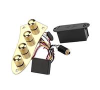 Guitar Prewired Harness 4 Way Prewired Loaded Prewired Control Plate Harness Converter Knobs Replacement For Guitar Part