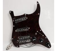 Guitar Prewired Loaded Pickguard Set for Fender ST SSH Compatible with Wilkinson Alnico 5 Single Coil & Humbucker Pickups, Pots & Wiring (#4)